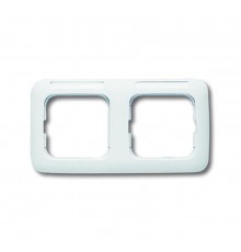 Рамка 2-постовая, горизонтальная, с полем для надписи, серия Reflex SI, цвет альпийский белый  1754-0-2171   2CKA001754A2171  ABB