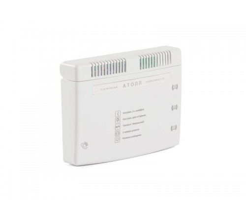 Атолл-Т-DIN телефонный дозваниватель 2 независимых входа, дозвон по 3 номерам  184  Бастион