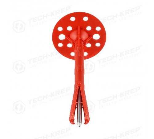 Дюбель для теплоизоляции с термоголовкой 10х160 (50 шт) - коробка ( 2,075 кг)  138610  Tech-KREP