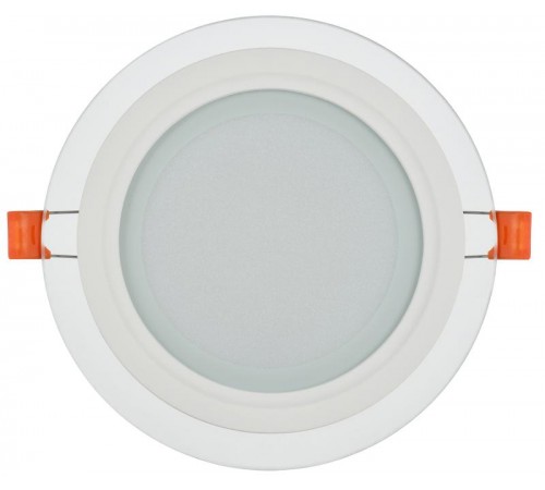 Светильник светодиодный встраиваемый ДВО 1621 со стекл. круг 12Вт 4000К IP20  серия LIGHTING   LDVO0-1621-12-4000-K01  IEK