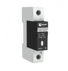 Ограничитель импульсных напряжений серии ОПВ-D/1P In 5кА 230В (с сигнализацией) EKF PROxima  opv-d1  EKF