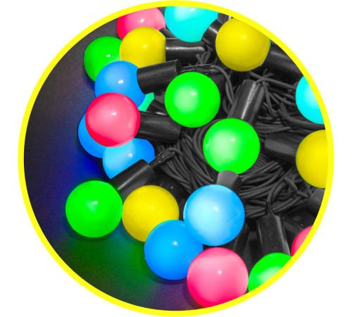 Гирлянда световая  NGF-B02-70RGB-10-8m-230-BL-IP44  61837  Navigator