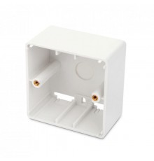 MB-E-35 Коробка для настенного монтажа 80x80x45 мм, французский стандарт  16288  Hyperline