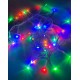 Гирлянда светодиодная  Мишура 3.9 м белый провод, мультиколор, ENIN - WM   220V IP20 (24/576)  Б0047972  ЭРА