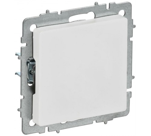 BRITE Заглушка с суппортом МЗ10-БрАБ арктический белый   BR-PL10-K91  IEK