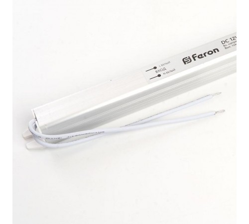 Трансформатор электронный для светодиодной ленты 72W 12V (драйвер), LB001  48015  FERON