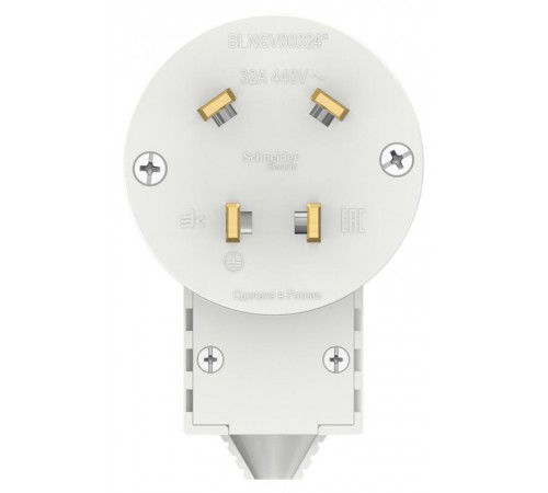 Blanca Белый С/У Вилка силовая 3Р+N 32А, 400В  BLNSV003241  SE