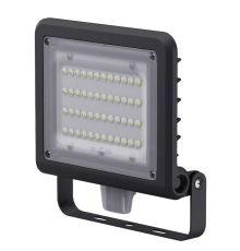 Прожектор светодиодный NFL-03-50-4K-BL-LED (с датчиком)  80679  Navigator