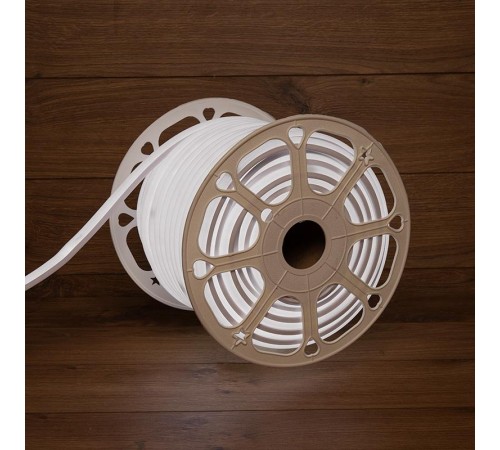 Гибкий неон LED SMD, форма - D, 16х16 мм, белый, 144 LED/м, бухта 50 м  131-085  NEON-NIGHT