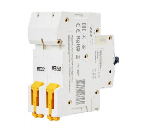 Выключатель автоматический двухполюсный M10N 2P B 25А 10кА ARMAT  AR-M10N-2-B025  IEK