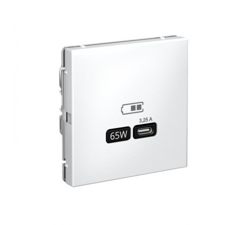 ArtGallery Лотос Розетка USB тип-С 65Вт высокоскор.заряд. QC, PD, механизм  GAL001327  SE