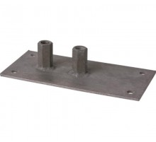 Крепление молниеприемника для плоской кровли 200х300 мм, М16, термодиффузия   SQ2401-3113  TDM