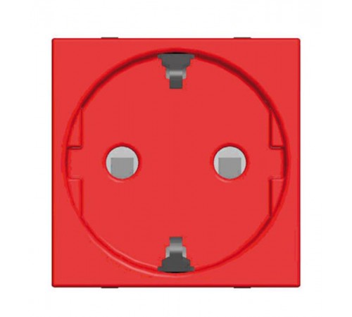ABB Zenit Красный Розетка с/з с защитными шторками  N2288 RJ   2CLA228800N7001  ABB
