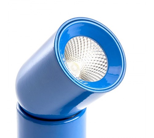 Светильник светодиодный трековый AL114 10W 4000K 35 градусов голубой  41011  Feron