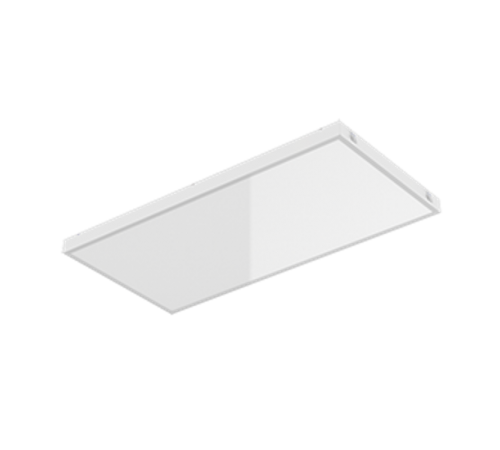 Светильник светодиодный для потолка Ecophon Focus DS 1200*600*57мм 50 ВТ 4000К с опал. рас. IP40 с равн. засветк  V1-A2-00419-10HG0-4005040  VARTON