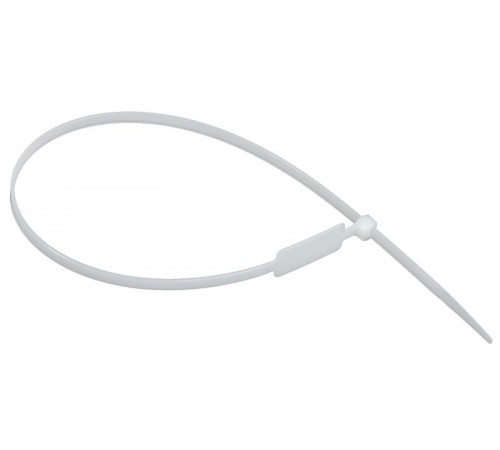 Хомут P6.6 маркерный белый 4,8х370мм  UHH14-D048-370-100-K01  IEK