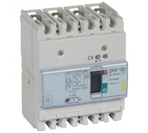 Автоматический выключатель DPX3 160 термомагнитный расцепитель 16кА 400В 4П 160А  420017  Legrand