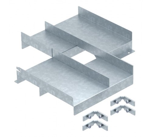 Перегородка разделительная для 3-х секционной Т-образной секции канала OKA-T 300х300х61 мм (сталь)  7404340  OBO Bettermann
