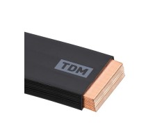 Шина медная гибкая изолированная ШМГ 12х(120х1), 2м,  SQ0841-0022  TDM