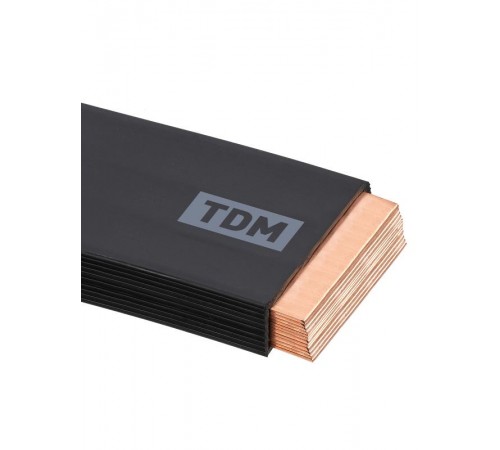 Шина медная гибкая изолированная ШМГ 12х(120х1), 2м,  SQ0841-0022  TDM