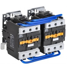 Контактор КМИ-48032 реверс 80А 230В/АС3 2НО;2НЗ  KKM43-080-230-22-1  IEK