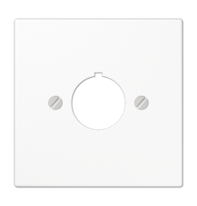 Крышка для установки специальных изделий 22,5 мм с несущим каркасом; белая  LS964WW  Jung