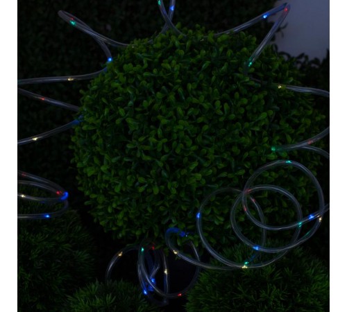 Садовая гирлянда дюралайт на солнечной батарее, ERANN24-12 мультиколор, 5 м  Б0044221  ЭРА