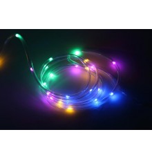 Садовая гирлянда дюралайт на солнечной батарее, ERANN24-12 мультиколор, 5 м  Б0044221  ЭРА