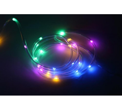 Садовая гирлянда дюралайт на солнечной батарее, ERANN24-12 мультиколор, 5 м  Б0044221  ЭРА
