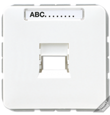 Крышка для модульных гнезд AMP  KAT5  569-15WE  Jung