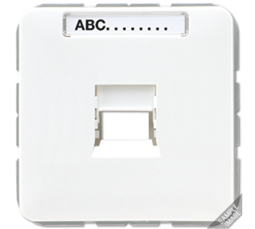 Крышка для модульных гнезд AMP  KAT5  569-15WE  Jung