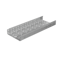 Лоток перф. 80х300х1,2 L6000 мм "Быстрый монтаж ПЛЮС" HD  LPplus80-300-1.2-6000 HD  КМ - профиль