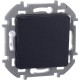 Inspiria Антрацит Переключатель без фиксации (кнопка) с Н.О./Н.З. контактом 6 A С/У без рамки  673693  Legrand