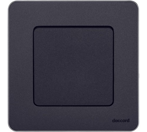 Inspiria Антрацит Переключатель без фиксации (кнопка) с Н.О./Н.З. контактом 6 A С/У без рамки  673693  Legrand