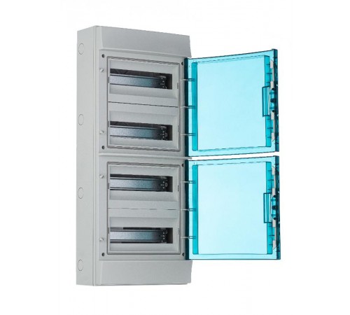 Бокс настенный 48М прозрачная дверь Mistral65 (с клемм)  1SLM006501A1207  ABB