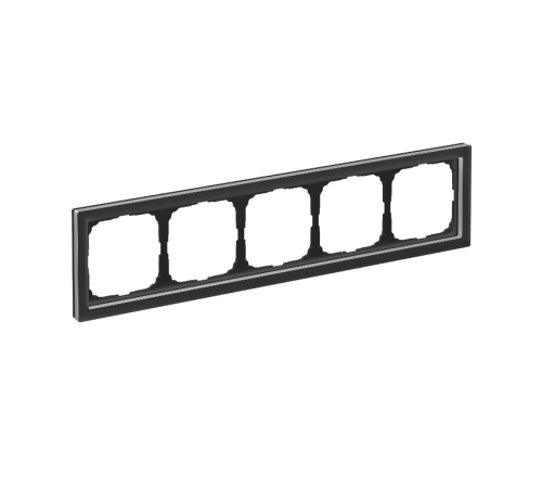 ArtGalery Pure Черный Рамка 5-постовая , МАТОВОЕ органическое стекло  GAL331005  SE