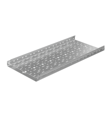 Лоток перф. 50х400х1,0 L6000 мм "Быстрый монтаж ПЛЮС"  LPplus50-400-1.0-6000  КМ - профиль