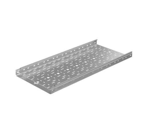 Лоток перф. 50х400х1,0 L6000 мм "Быстрый монтаж ПЛЮС" HD  LPplus50-400-1.0-6000 HD  КМ - профиль