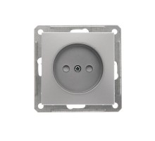 W59 Матовый хром Розетка без заземления  RS16-151-5-86  SE