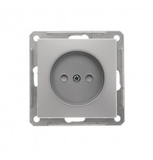 W59 Матовый хром Розетка без заземления  RS16-151-5-86  SE