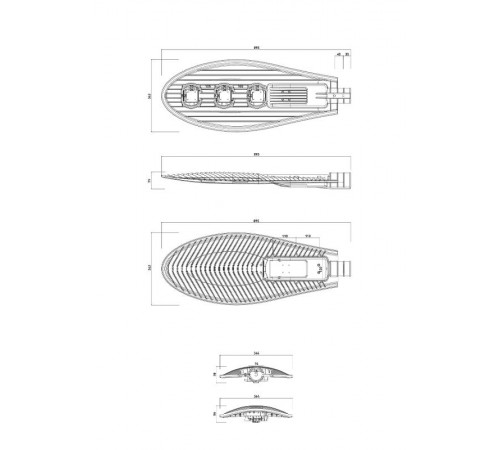 Светильник светодиодный консольный уличный ДКУ SPP-5-150-5K-W 150Вт 5000К IP65 22500Лм IP65  Б0029445  ЭРА
