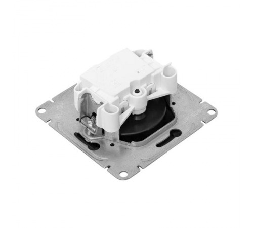 Механизм розетки, 16А, без заземления, без шторок, чёрный Эпика EKF  UP1-SOB-100  EKF