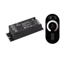 Диммер ARL-3022-OVAL-DIM Black (12-24V, 1x25A, ПДУ, RF)  027150  Arlight