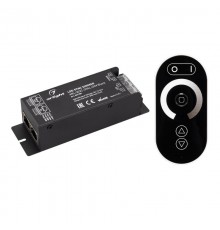 Диммер ARL-3022-OVAL-DIM Black (12-24V, 1x25A, ПДУ, RF)  027150  Arlight