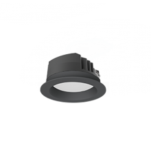 Cветильник светодиодный даунлайт DL-PRO круг. 144*71мм 20W 3000K IP65 d монт.отв.= 125-135мм черный RAL9005 муар  V1-R0-T0556-10000-6502030  VARTON
