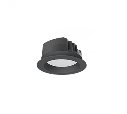 Cветильник светодиодный даунлайт DL-PRO круг. 144*71мм 20W 4000K IP65 d монт.отв.= 125-135мм черный RAL9005 муар  V1-R0-T0556-10000-6502040  VARTON