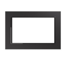 Рамка 2-местная (без перемычки), серия Катрин, GFR00-7012-06, графит  39570  STEKKER