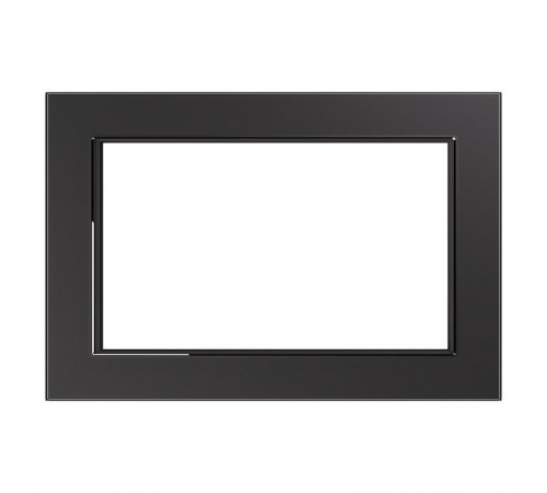 Рамка 2-местная (без перемычки), серия Катрин, GFR00-7012-06, графит  39570  STEKKER