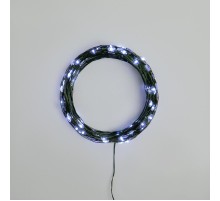 Гирлянда светодиодная Роса с контроллером 20м, 200LED, БЕЛЫЙ, IP20, 230В, зеленый провод  303-265  NEON-NIGHT