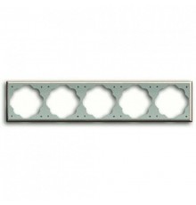 Рамка 5-постовая, серия impuls, цвет шампань-металлик  1754-0-2551   2CKA001754A2551  ABB